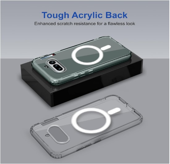 Nothing Phone 4A Back Cover Magsafe Premium Hard Case Anti Yellow_img_1