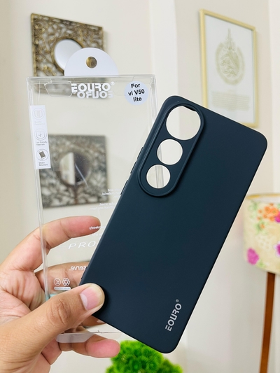 Vivo V50 Lite Back Cover Soft Phone Case Eouro Case Premium Silicone Phone Back Cover_img_0