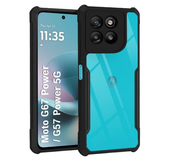 Motorola Moto G67 Power / G57 Power 5G | Camera Protection Module | Hard Back Cover Case