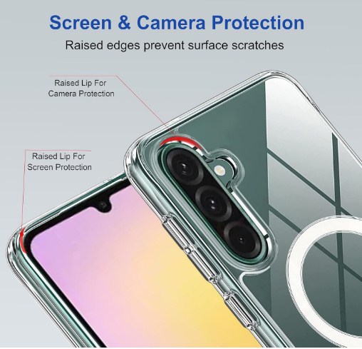 Anti Yellow Samsung Galaxy A56 5g/A36 5g/A55 5g/A35 5G /A05s /S23 /S22+/A05s/A14 4G/5G/A34 5g/A54 Full Hard Case Tranparent Premium LifeTime Warrenty Phone Case_img_6