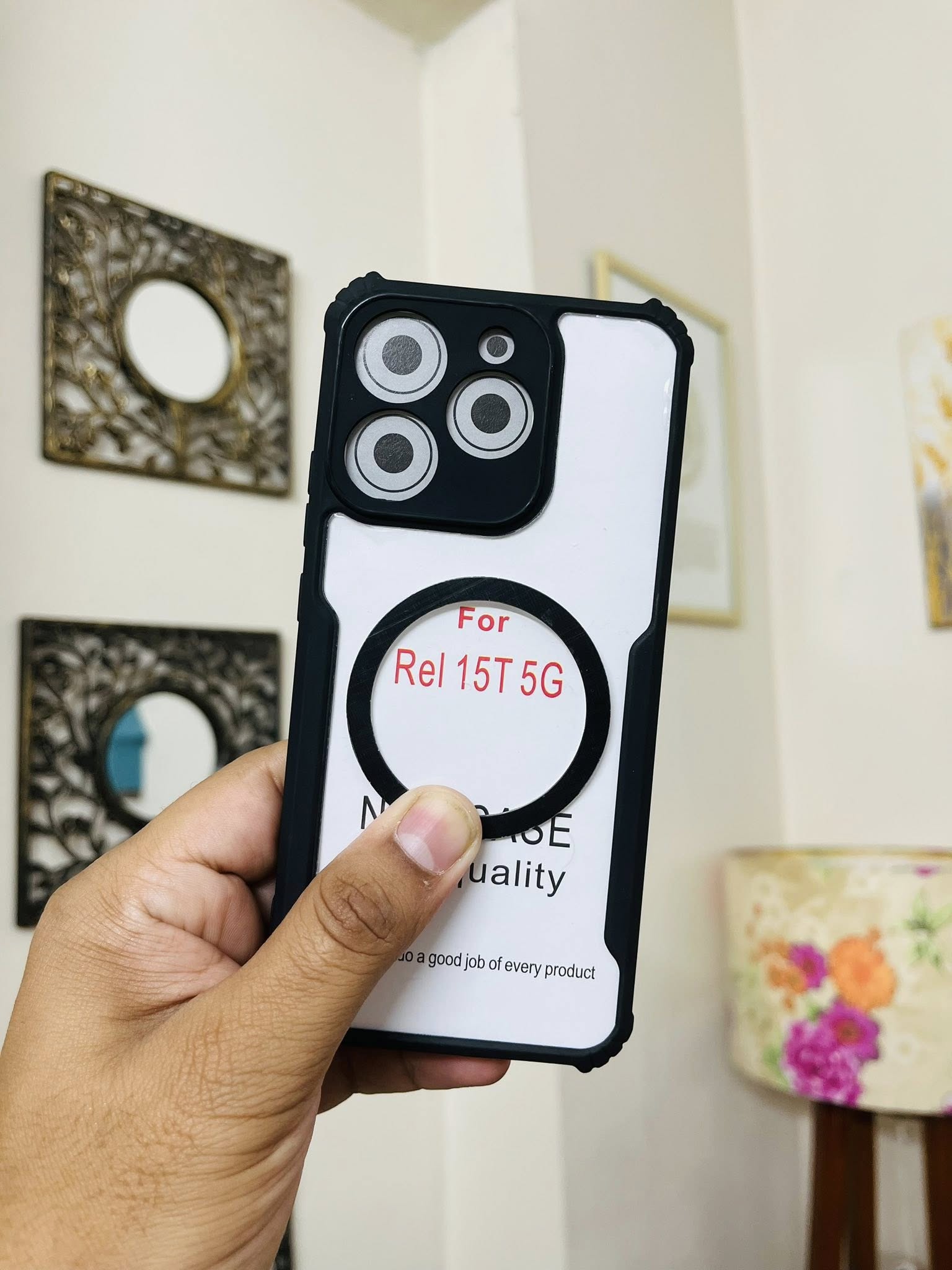 Realme 15T back Cover Magsafe Wreless Supported