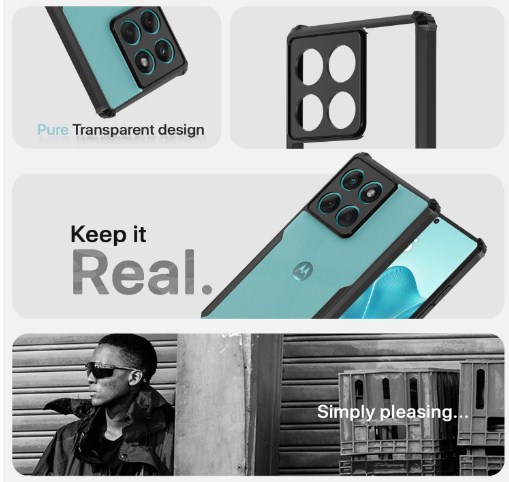 Motorola G75 5g Back Cover Shock Prof Hard Case Transparent Phone Cases_img_1
