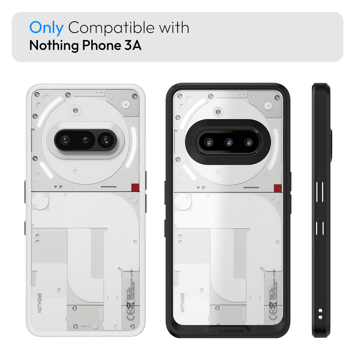 Q Series Nothing Phone 3A Back Cover