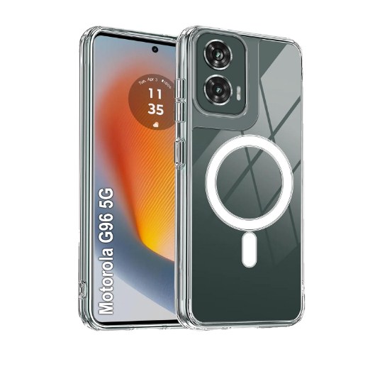Zapcase Back Case Cover for Motorola G96 5G | Compatible for Motorola G96 5G Back Cover | Scratch-Resistant Back Cover | Clear_img_0