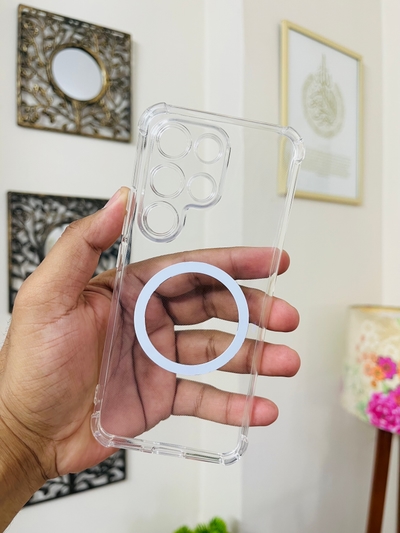 itel S26 Ultra Magsafe Transparent Back Cover_img_0