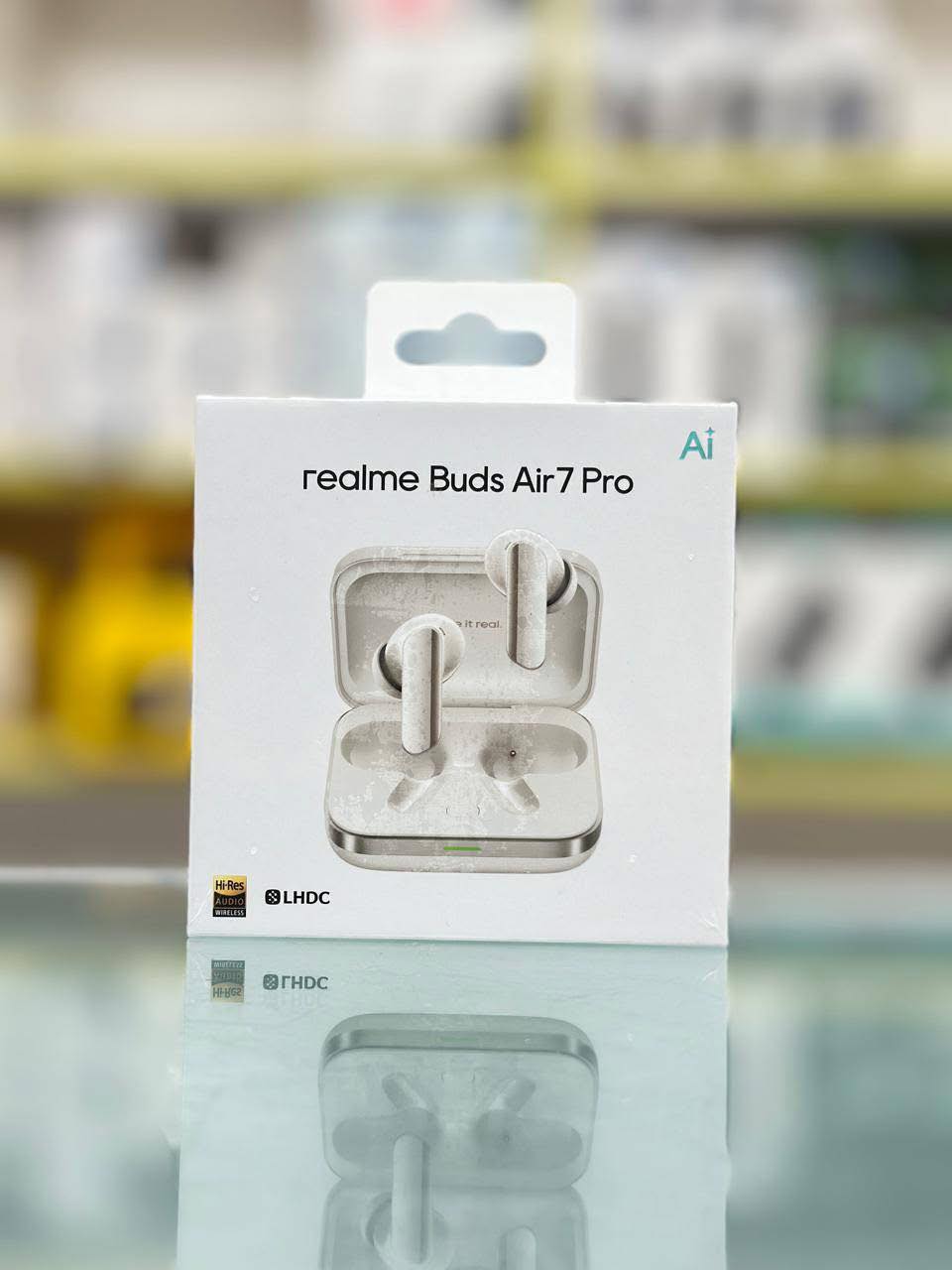 𝐑𝐞𝐚𝐥𝐦𝐞 𝐁𝐮𝐝𝐬 𝐀𝐢𝐫 𝟕 𝐏𝐫𝐨 Realme Buds Air 7 Pro 53dB ANC AI Wireless Earbuds