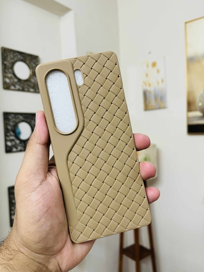 Tecno Camon 40 Back Cover Soft Silicone Premium Phone Case Brown Color_img_0