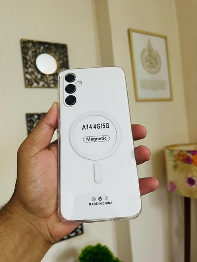 Samsung Galaxy A14 4G/5G Back Cover Anti Yellow With Magsafe Design_img_4