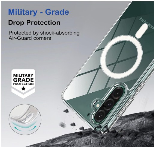 Samsung Galaxy A14 4G/5G Back Cover Anti Yellow With Magsafe Design_img_8