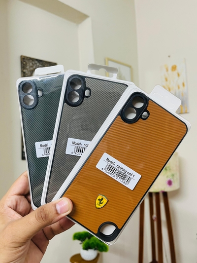 CMF Phone 1 Back Cover Carbon Fiber WIth Logo Design Premium Phone Back Cover_img_0