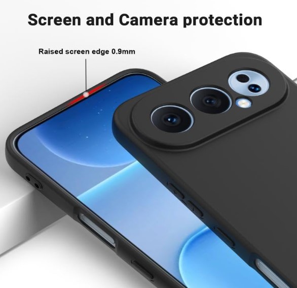 Honor 500 Pro Back Cover Silicone Pure Black_img_2