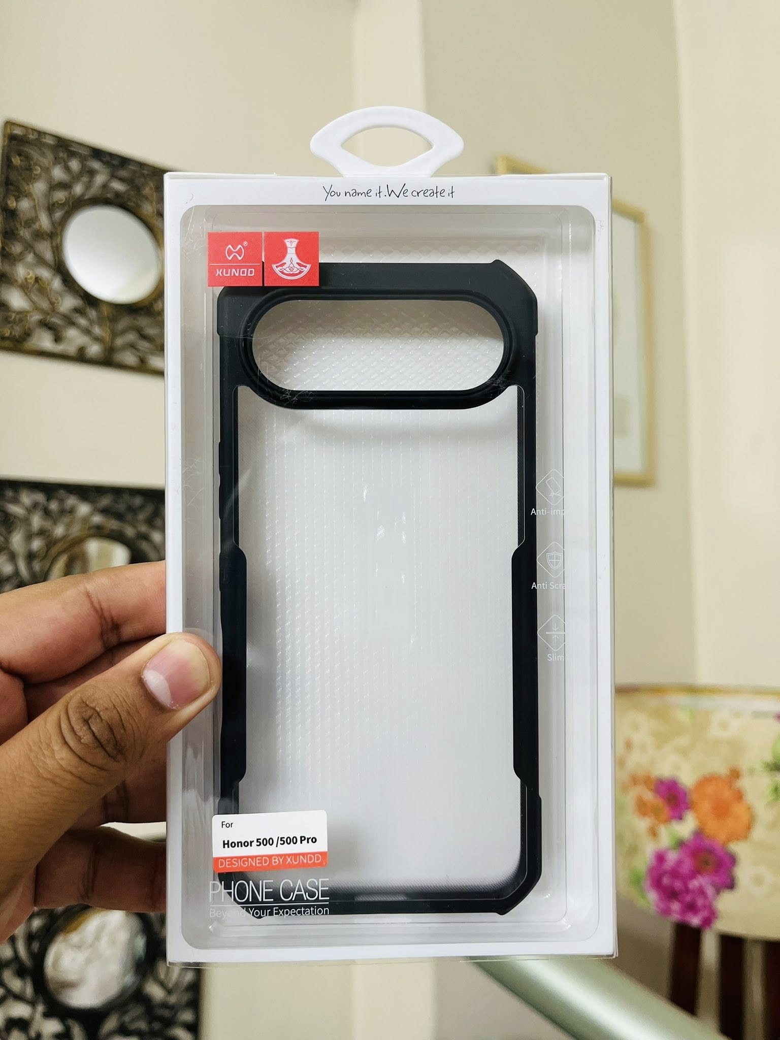 Honor 500/500 Pro Xundd Back Cover Premium ShockPorf Transparent Phone Case Battle Series