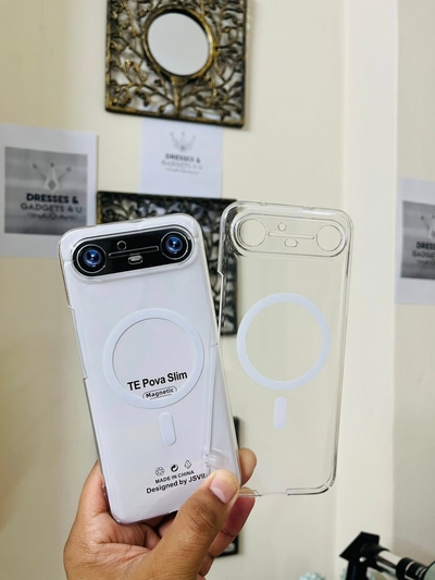 Tecno Pova Slim 5G Back Cover Transparent Anti Yellow Hard Case_img_2