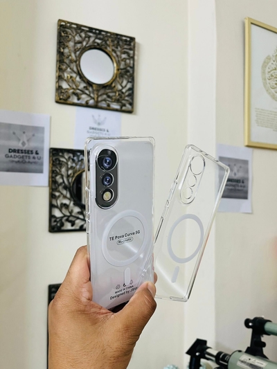 Tecno Pova Curve 5G Anti Yellow Hard Case Transparent Premium QUALITY_img_1
