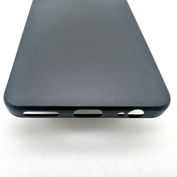 ZTE Blade A76 / Z2474 Mobile Phone Case Tpu Inner And Outer Full Frosted Phone Case Back Cover Zte Blade A76 Back Cover Soft Black Tpu_img_2
