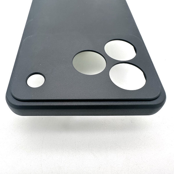ZTE Blade A76 / Z2474 Mobile Phone Case Tpu Inner And Outer Full Frosted Phone Case Back Cover Zte Blade A76 Back Cover Soft Black Tpu_img_3
