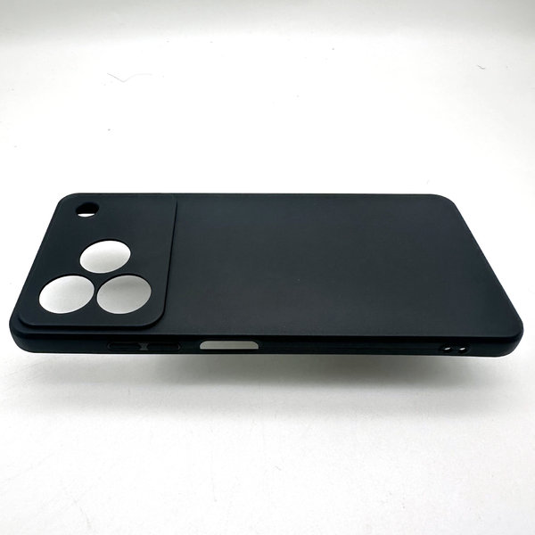 ZTE Blade A76 / Z2474 Mobile Phone Case Tpu Inner And Outer Full Frosted Phone Case Back Cover Zte Blade A76 Back Cover Soft Black Tpu_img_4