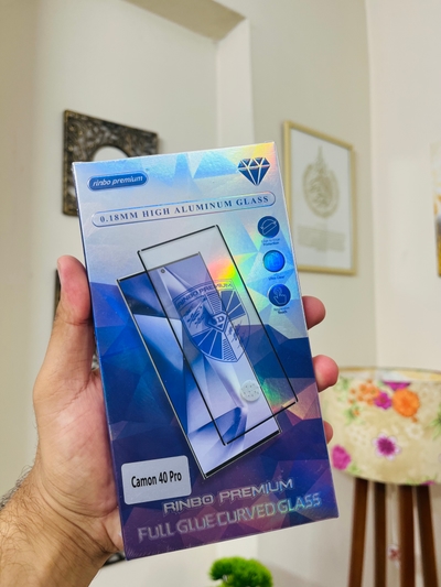 Tecno Camon 40 Pro Screen Protector Full Glue_img_0